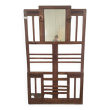 Coat racks, solid wood locker room