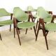 Ensemble de 6 chaises Compass par Kai Kristiansen, années 1960