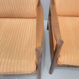 Paire de fauteuils de style scandinave, années 1980