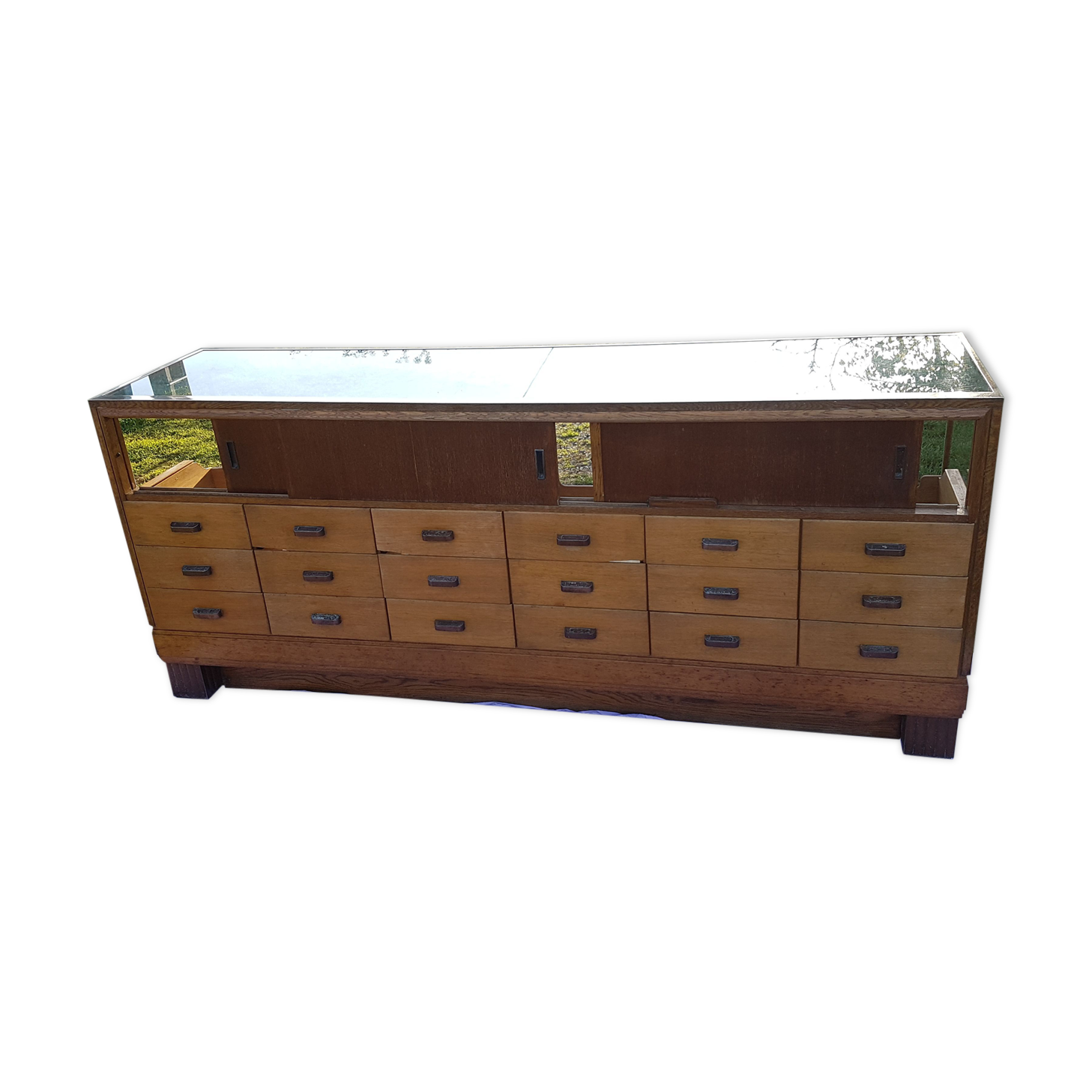 Counter showcase haberdashery Pollards