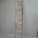 Antique oak ladder
