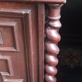 Large Louis XIII bookcase in solid oak