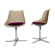 Couple de chaises tulipe en plexiglas