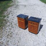 Pair of Art Deco style bedside tables
