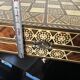 Jeu de Backgammon ancien en Bois Marqueté Syrien