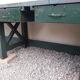 Établi industriel d'atelier 4m ancien