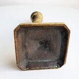 Old gilded candlestick