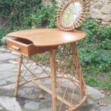 1960s rattan hairdresser's chair