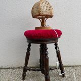 Vintage rattan lamp