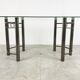 Post modern dining chairs and table, 1980s