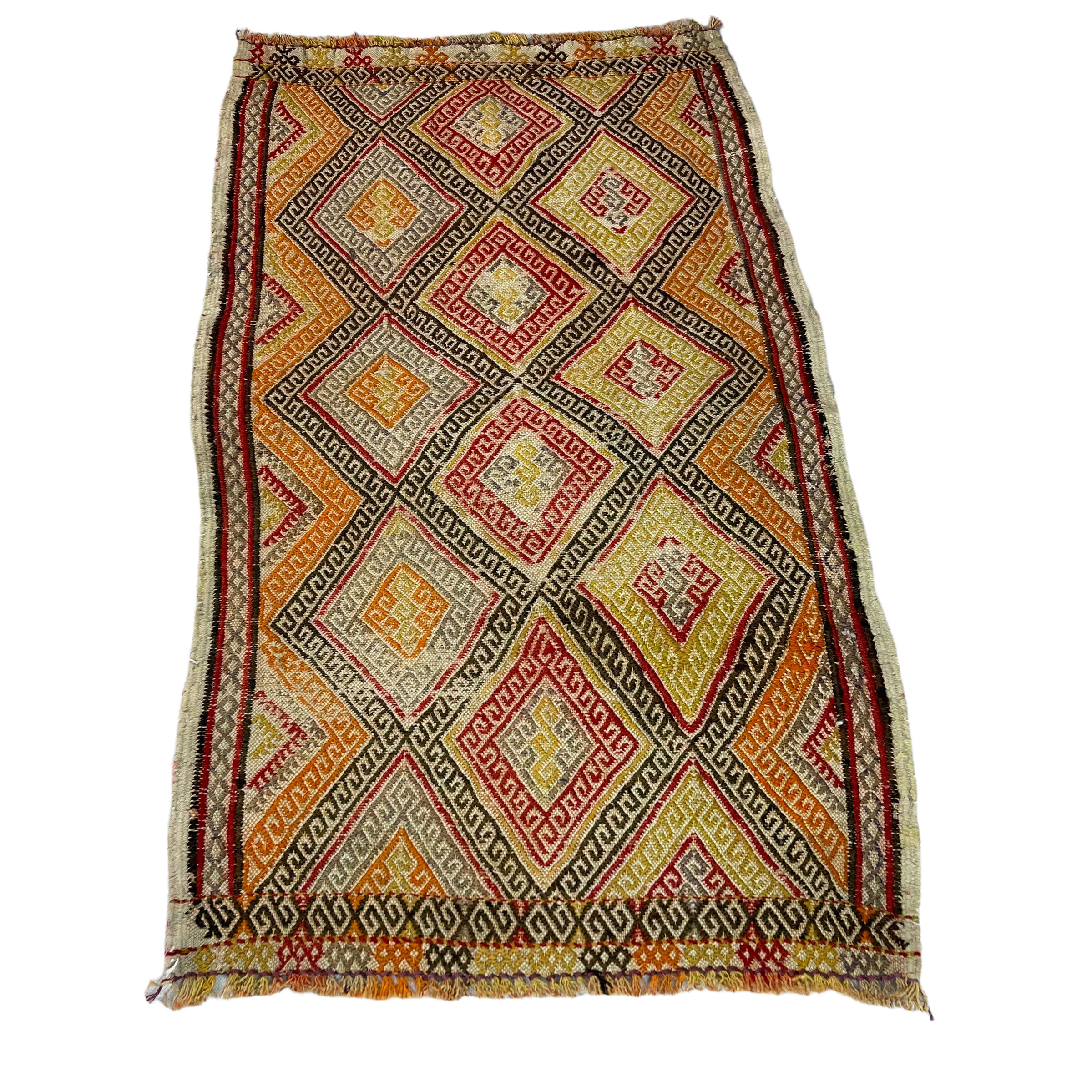 Tapis kilim turc vintage 84 x 50 cm