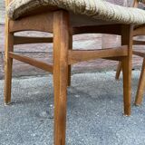 4 scandinavian chairs 1970