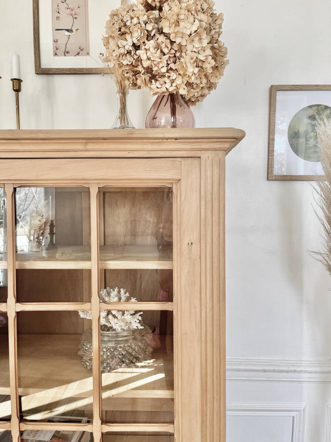 Vintage glass cabinet