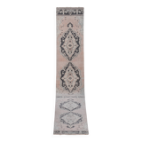 Vintage Turkish Oushak Rug Handwoven 98x680 cm