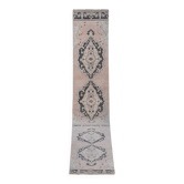 Tapis vintage turc de oushak tissé à la main 98x680 cm