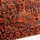 Handmade antique Persian Sarouk rug 3.2' x 5.3' (97cm x 161cm) 1920s - 1B674