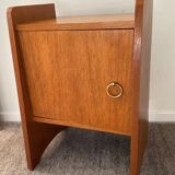 Vintage teak bedside table 60s-70s