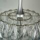 mid century PENDANT LIGHT with 24 acrylic elements 1960s 1970s space age
