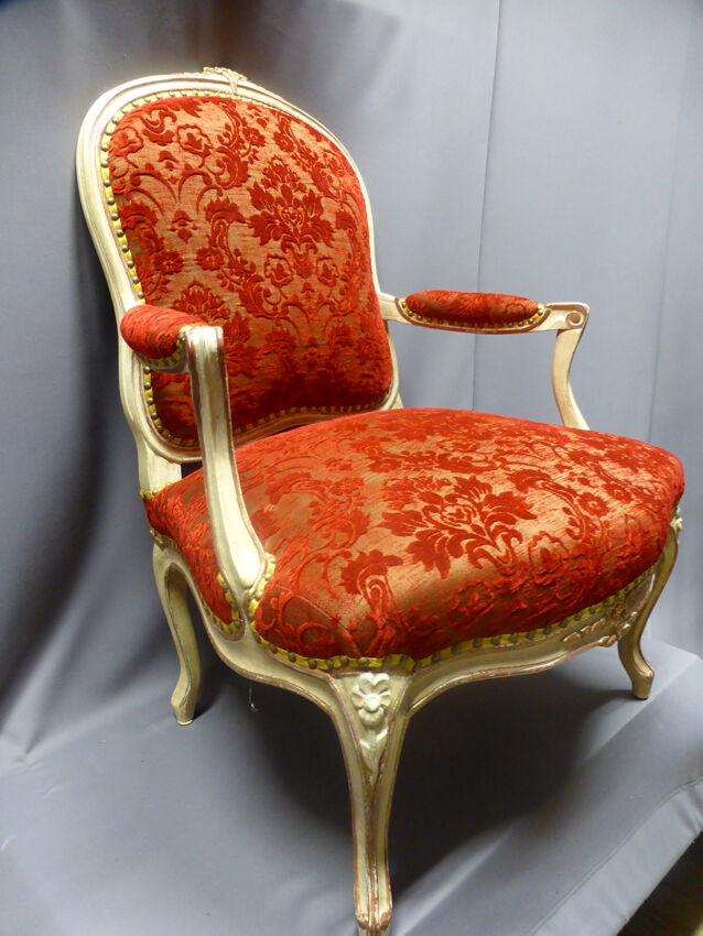 Pair of chairs style Louis XV XIX