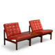 Moduline Easy chair and table by Ole Gjerlov-Knudsen, for France & Son 1960s
