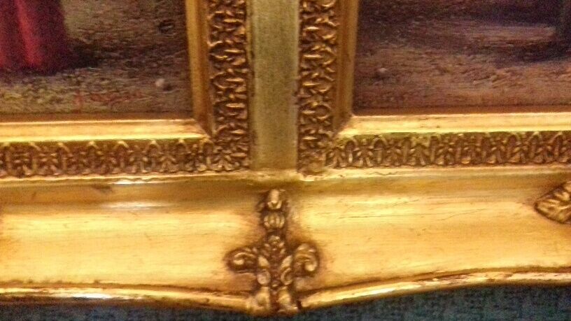 Diptyque couple of old English golfers