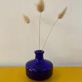 Cobalt blue glass soliflore vase