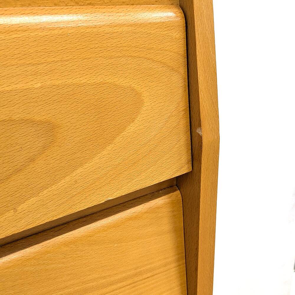 Vintage chest of drawers with tapered legs