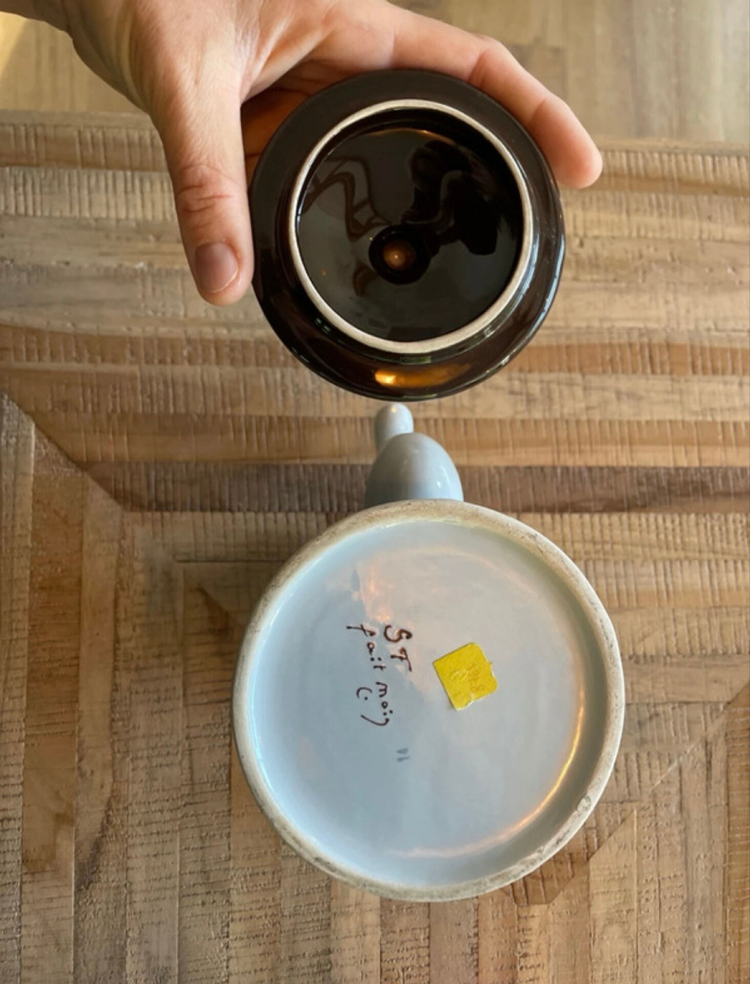 Pouring coffee pot Desvres Gabriel