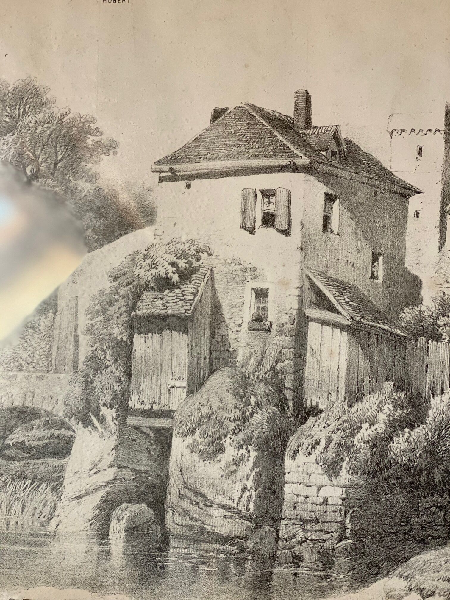 Gravure en noir & blanc