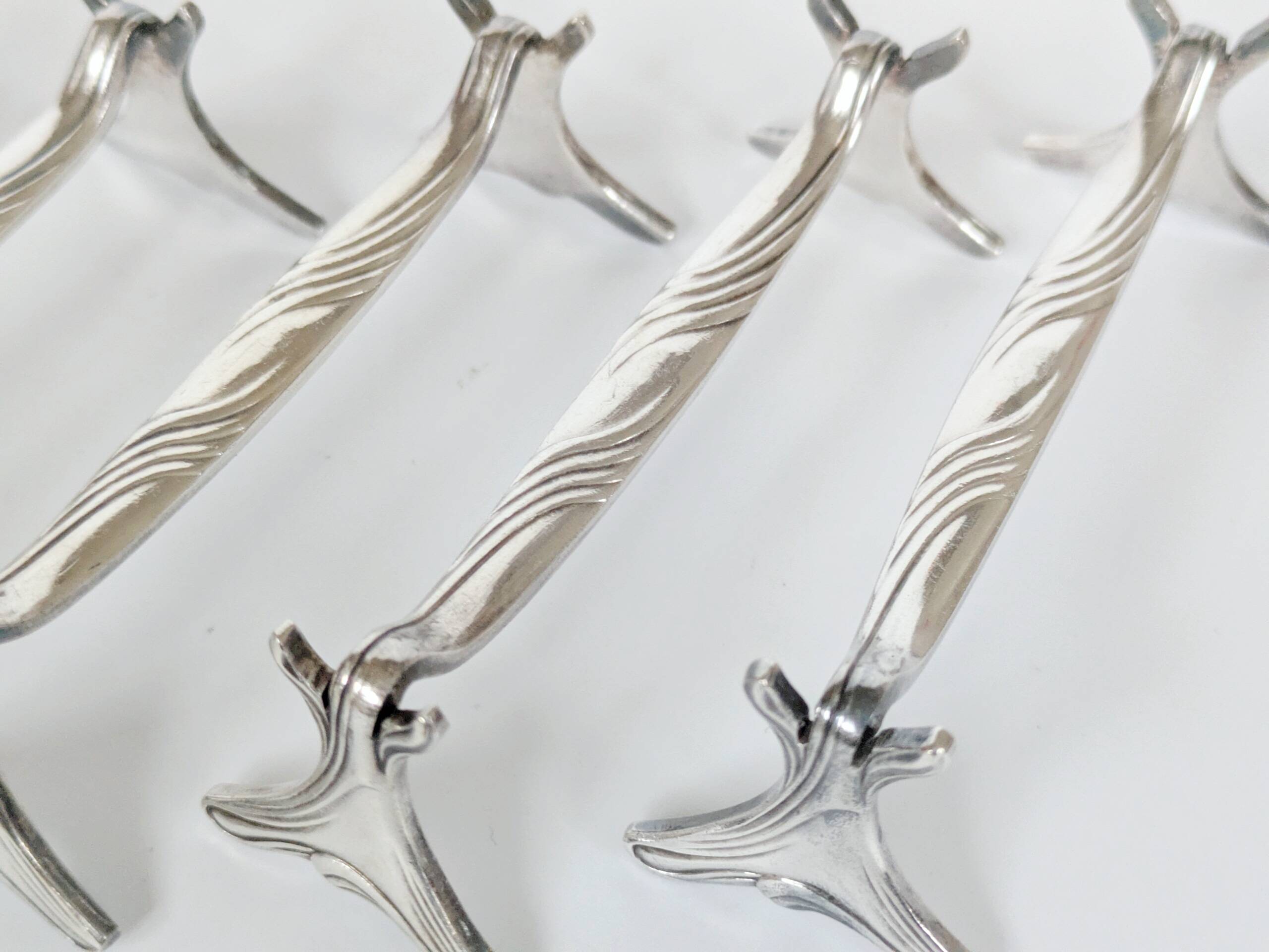 Set of 6 Christofle Antique, Modern Gramont, Art Nouveau Knife Rests