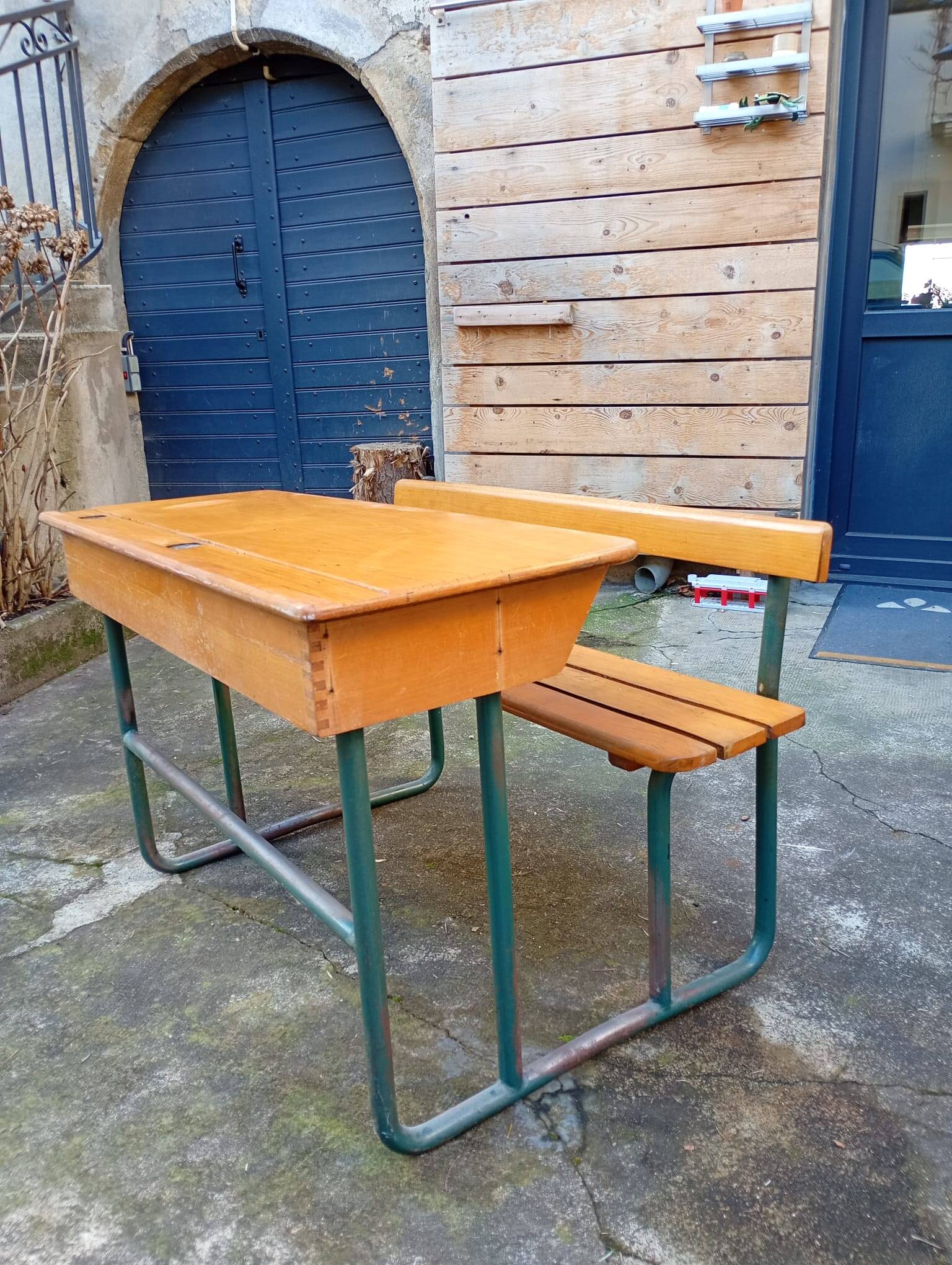 Vintage school desk