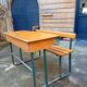 Vintage school desk