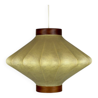 Mid-century modern Italian Cocoon pendant lamp from the 1960s.