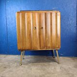 End table, vintage art deco bedside