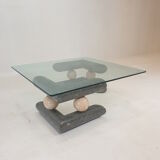 Fossil Stone Coffee Table, 1980s