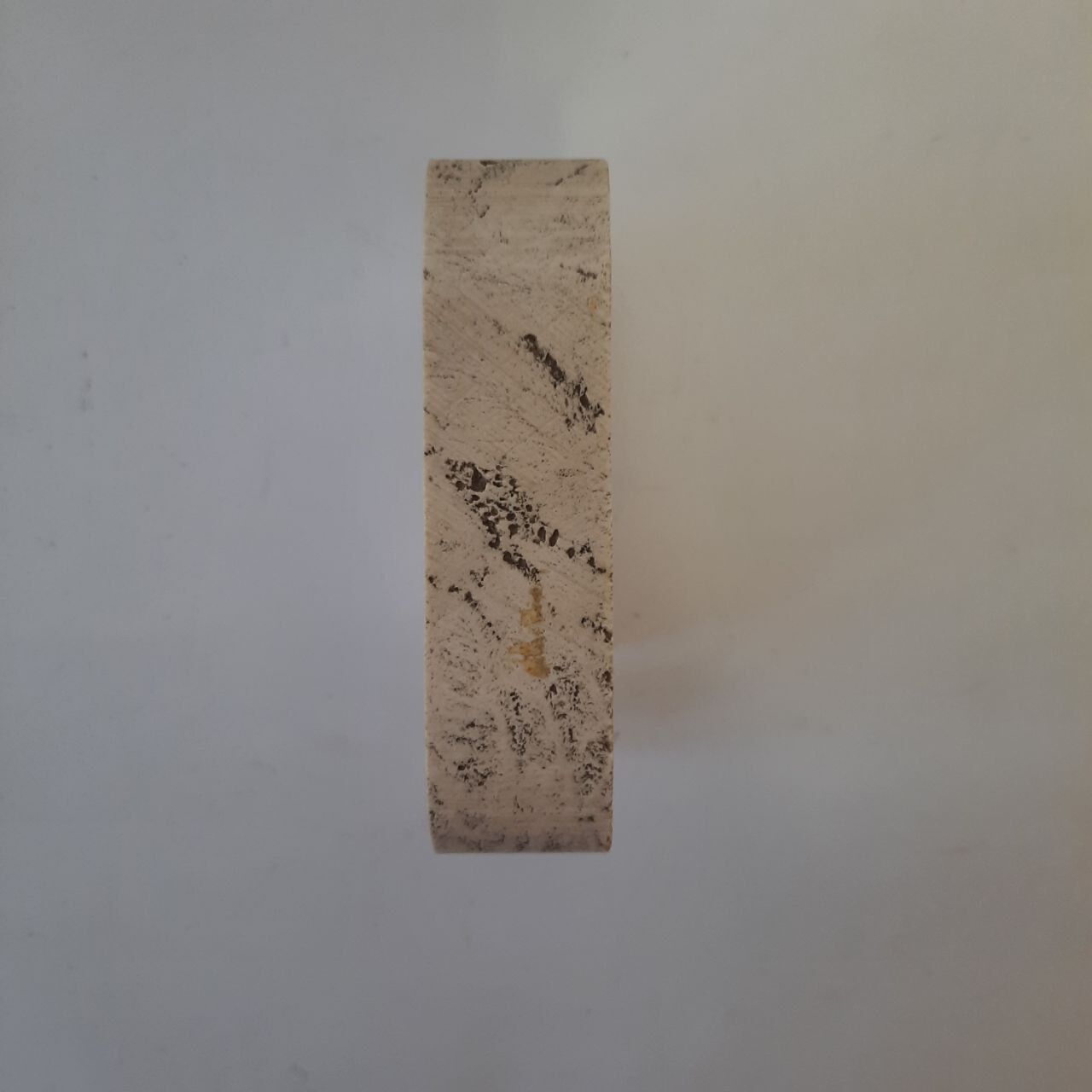 Three elephant statuettes travertine paperweight - Fratelli Mannelli made in Italy - vintage