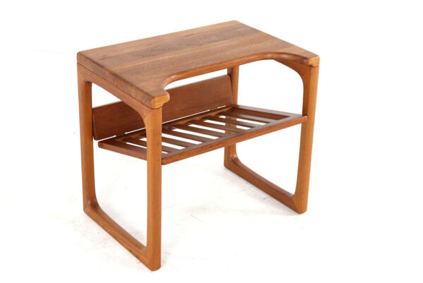 Ensemble de 2 tables d'appoint / tables de nuit 'Hylke' - design danois - teck