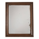 Large old mirror 65cm, carved wooden frame