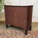 Victorian English commode from the 19th century in mahogany.