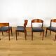 4 Danish chairs in teak JYDSK Mobelindustri 1960
