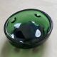 Bol vintage en verre de Murano, vert émeraude, Vetrerie Empoli fabriqué en Italie