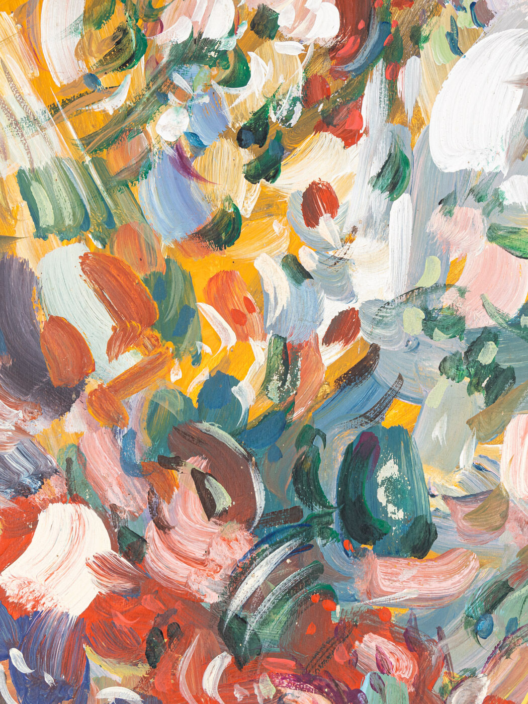 Wild Flowers, Acrylic on Hardboard, 46 x 65cm