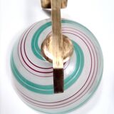 Rare Murano Glass and Brass Wall Light by Dino Martens for Aureliano Toso, Italy