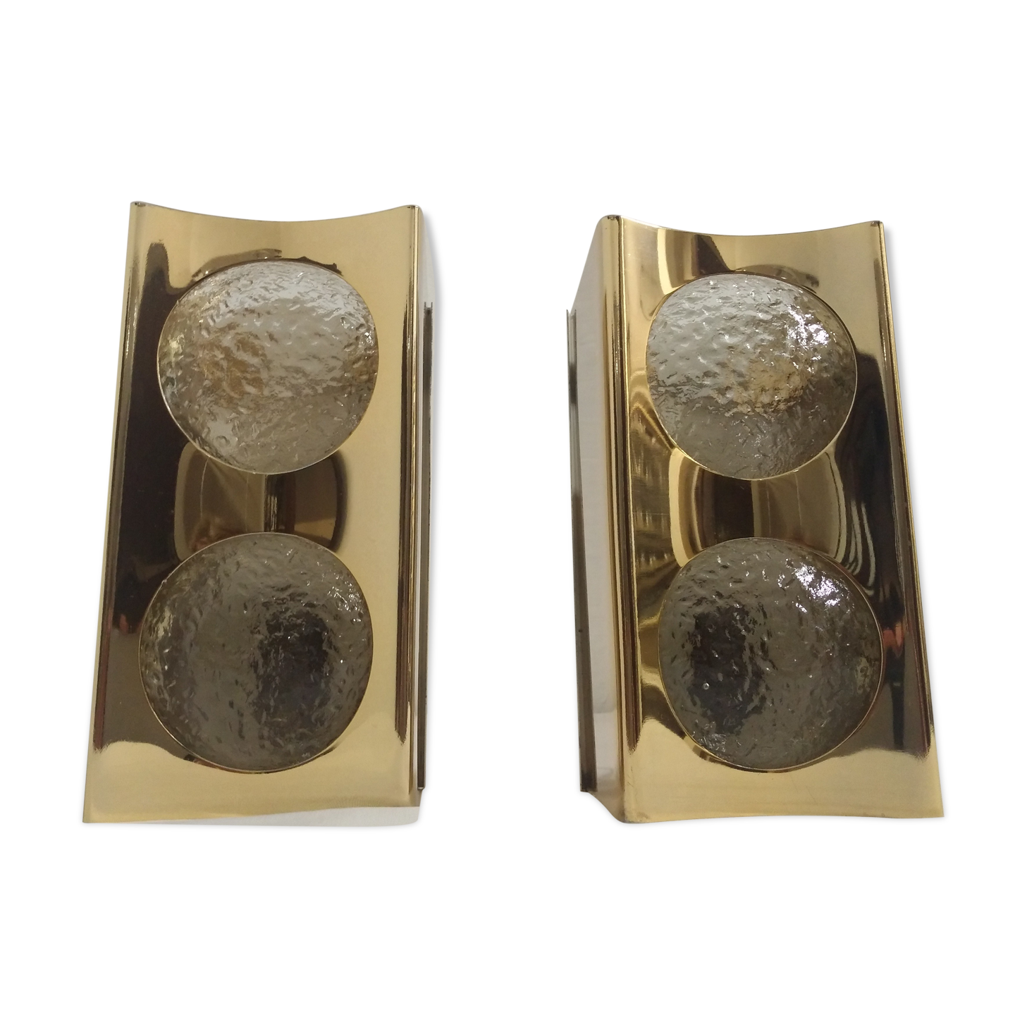 Pair of wall sconce 70s