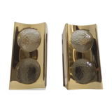 Pair of wall sconce 70s