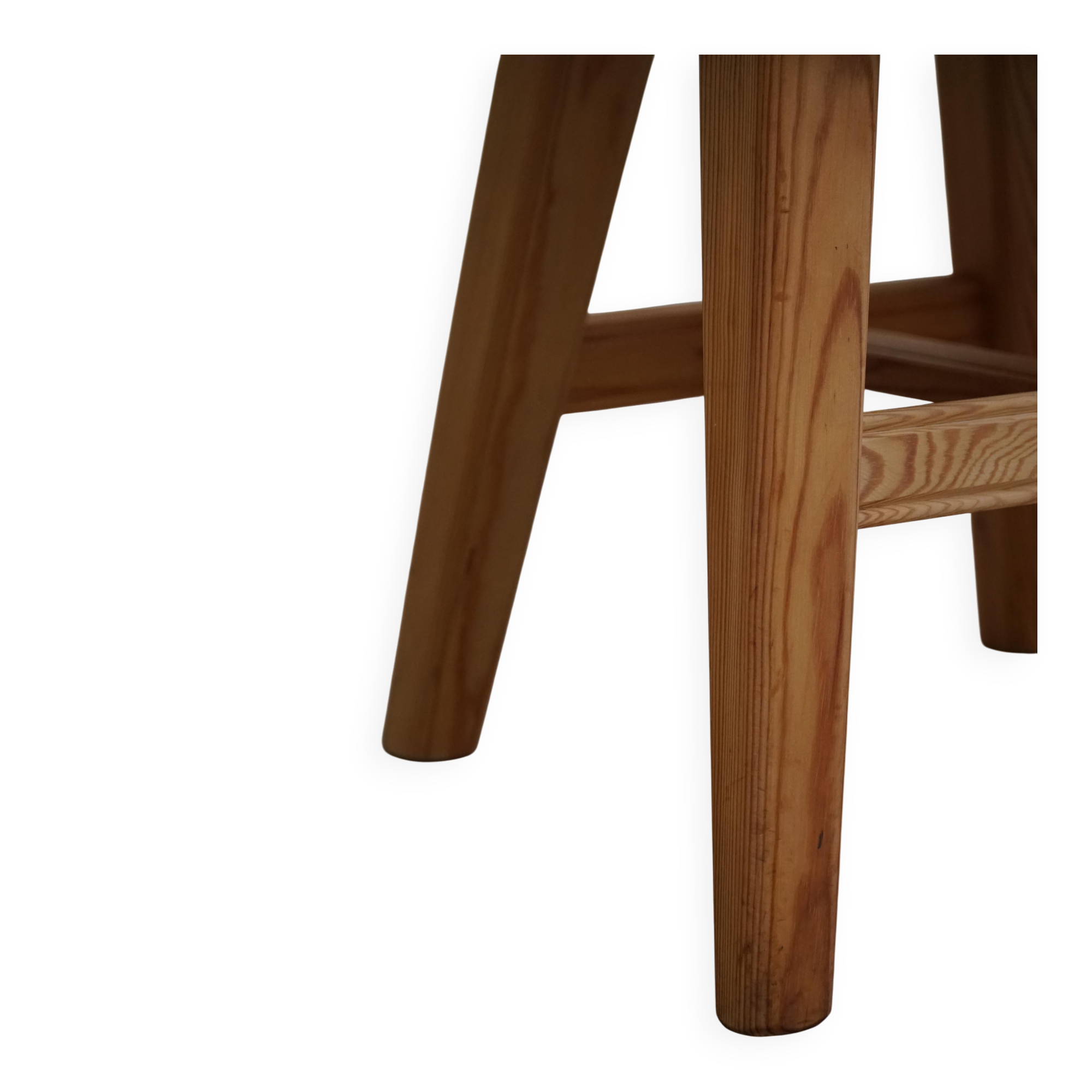 Set of 4 modern Norwegian armchairs by Krogenæs, solid pine, 1950s.