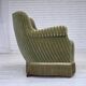 1960s, Danish 2-seater sofa, original furniture velour, beech wood.