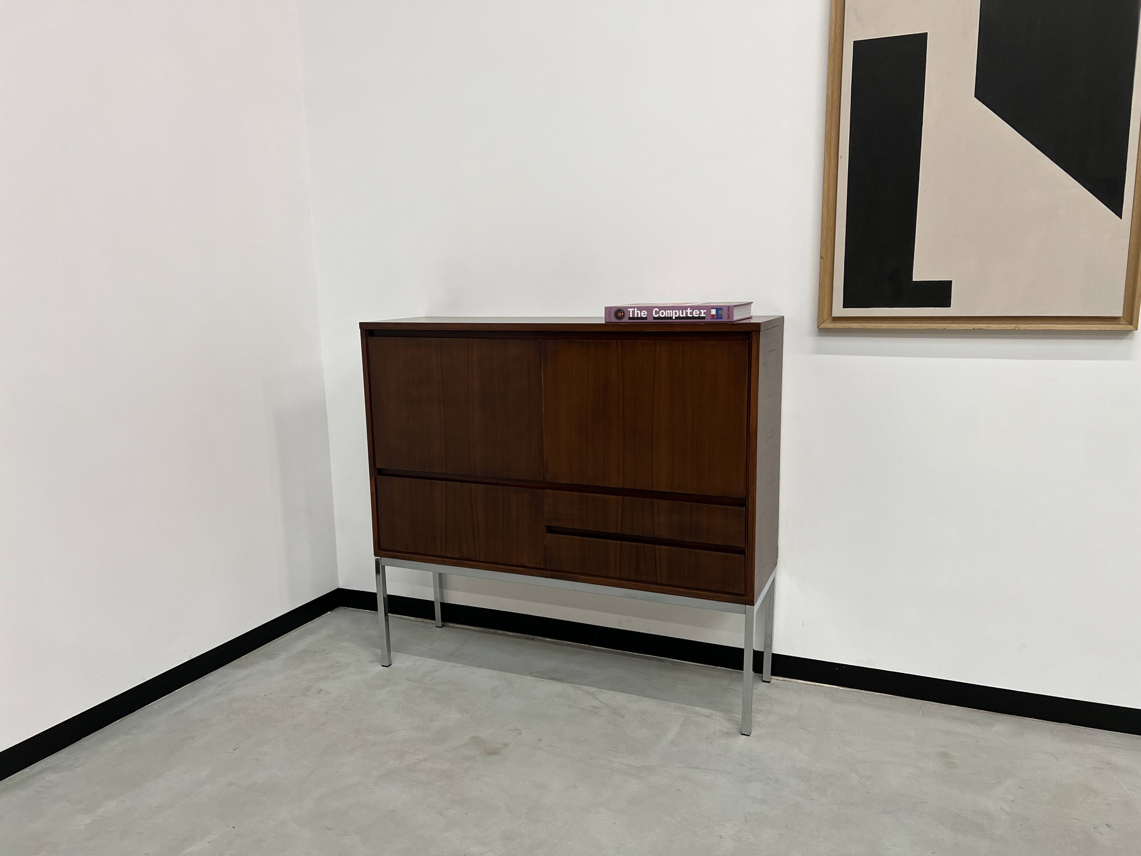 African rosewood drink cabinet, circa 1950