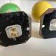 Patères boules en bois 1950 La Samaritaine