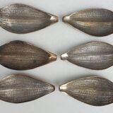 Set of 6 petals brass display